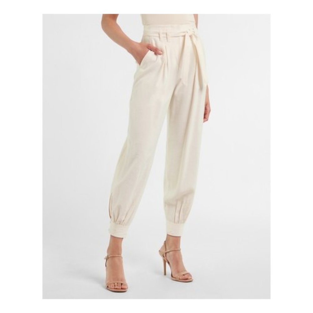 🆕Express Pants - High Waisted Belted Joggers